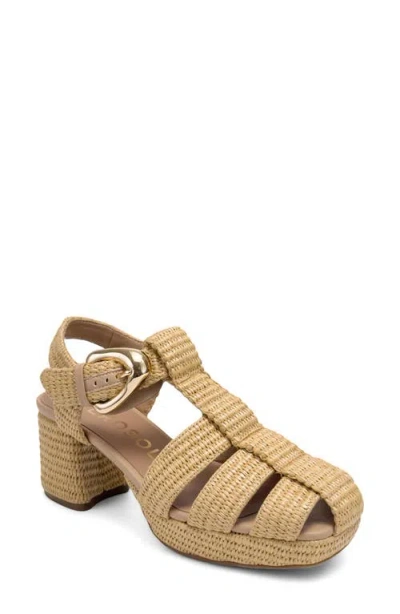 Aerosoles Soave Block Heel Sandal In Brown