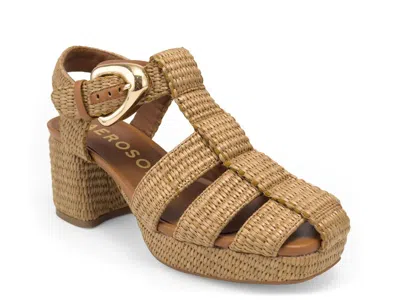 Aerosoles Soave Platform Sandal In Brown