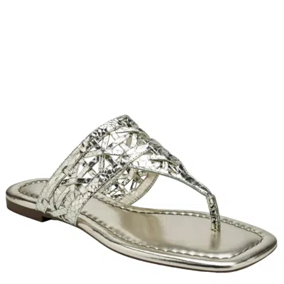 Aerosoles Solei Gold Snake Solei-gld Women's In Silver
