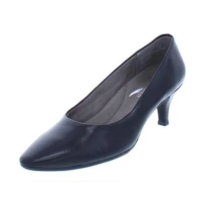 Aerosoles Stardom Womens Patent Pointed Toe Pumps In Black