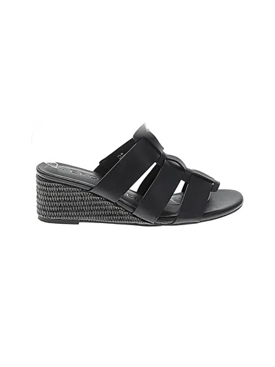 Pre-owned Aerosoles Wedges In Black