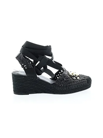 Pre-owned Aerosoles Wedges In Black