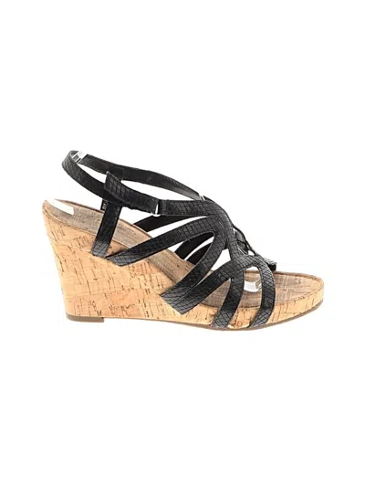 Pre-owned Aerosoles Wedges In Black