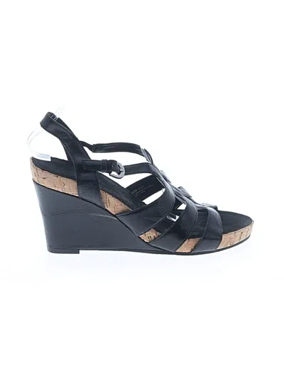Pre-owned Aerosoles Wedges In Black