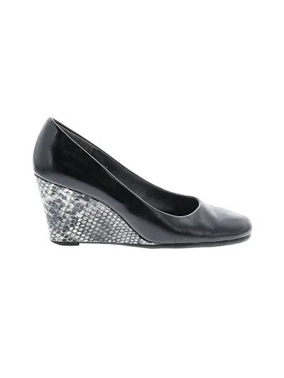 Pre-owned Aerosoles Wedges In Black