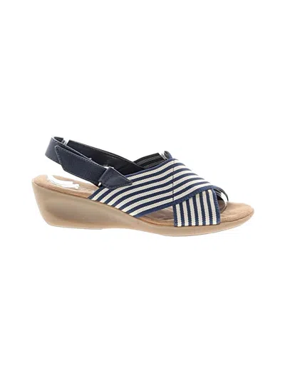 Pre-owned Aerosoles Wedges In Blue