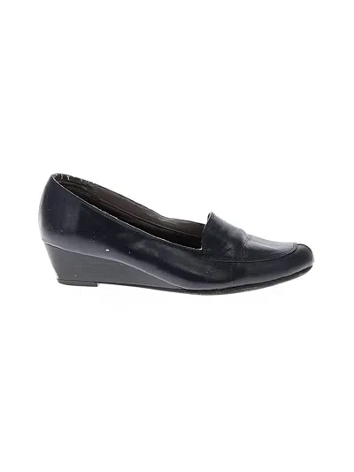 Pre-owned Aerosoles Wedges In Blue