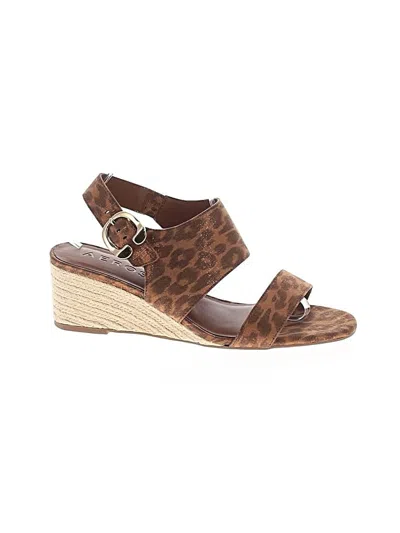 Pre-owned Aerosoles Wedges In Brown