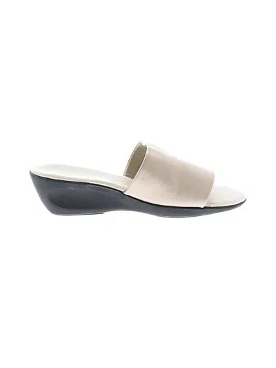 Pre-owned Aerosoles Wedges In Ivory