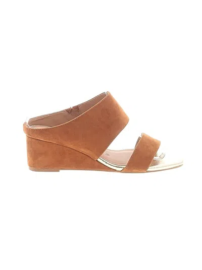 Pre-owned Aerosoles Wedges In Tan