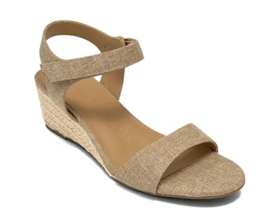 Aerosoles Wel Espadrille Wedge Sandal In Neutral