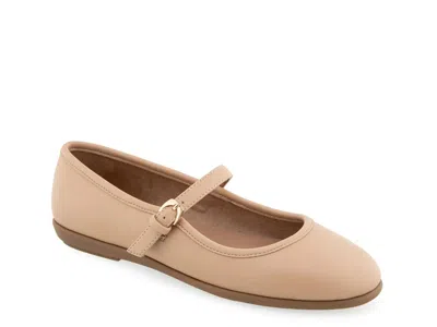 Aerosoles Wide Width Baylee Mary Jane Flat In Brown