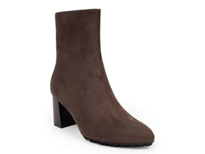 Aerosoles Wide Width Baylor Bootie In Brown