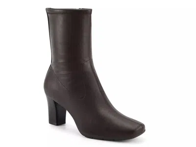 Aerosoles Wide Width Cinnamon Bootie In Black