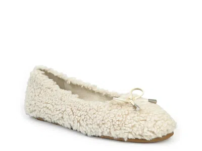 Aerosoles Wide Width Patrina Ballet Flat In Neutral