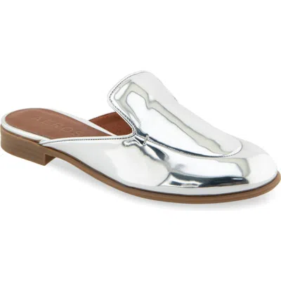 Aerosoles Wilda Mule In Silver Mirror Metallic