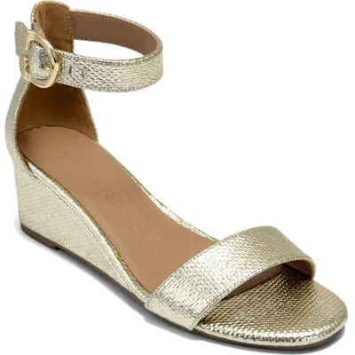 Aerosoles Willis Wedge Heel Sandal In Animal Print