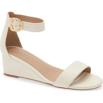 Aerosoles Willis Wedge Heel Sandal In Animal Print