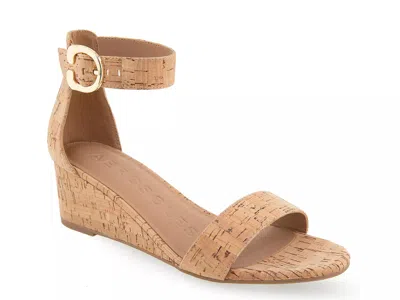 Aerosoles Willis Wedge Sandal In Brown