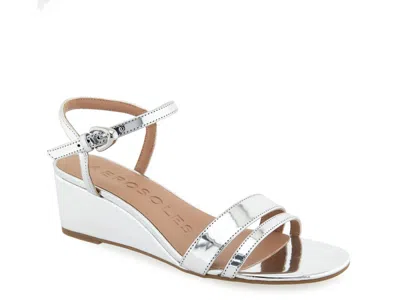 Aerosoles Witt Wedge Sandal In White