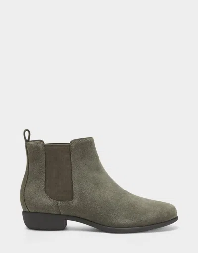 Aerosoles Women's  Step Dance Boots Gray Round Toe Ankle Bootie Jobb1332 In Green
