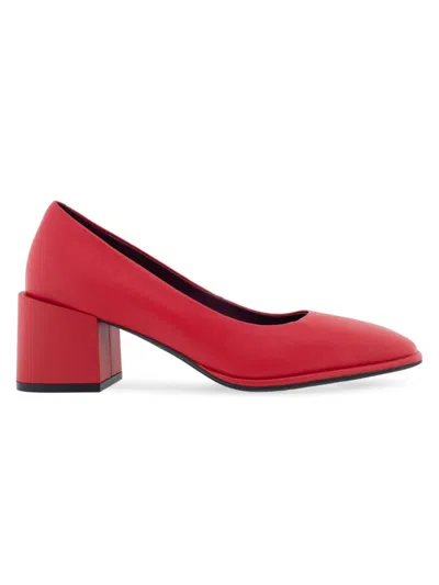 Aerosoles Alae Dress-pump-mid Heel In Racing Red