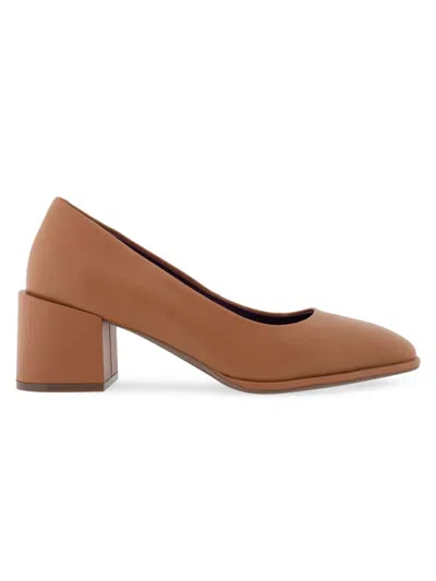 Aerosoles Alae Dress-pump-mid Heel In Tan