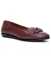 Aerosoles Women's Bell Buckle Ballet Flats In Animal Print