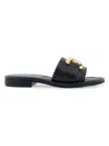 Aerosoles Women's Big Charm Flat Bit Sandals In Black