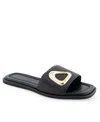 AEROSOLES WOMEN'S BLAIRE ORNAMENTED SLIDES