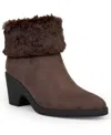 Aerosoles Booker Wedge Bootie In Brown