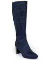 Aerosoles Brynn Block Heel Boot In Animal Print