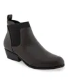Aerosoles Caddie Chelsea Boot In Java Grainy Faux Leather - Polyurethane