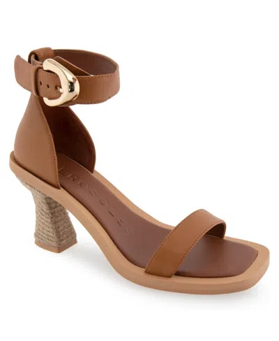 Aerosoles Women's Calico Buckled Strap Sandals In Tan Leather