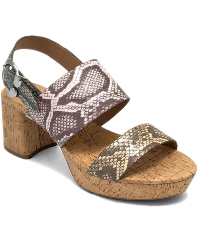 AEROSOLES WOMEN'S CAMERA OPEN TOE PLATFORM SANDALS