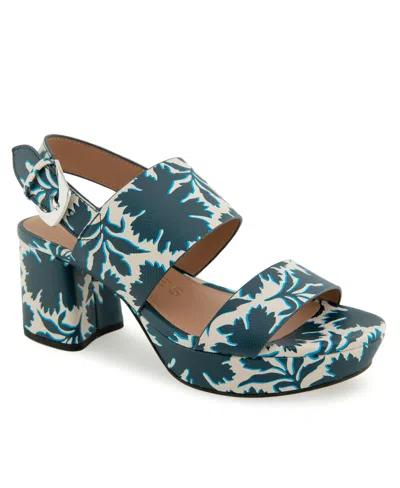 AEROSOLES WOMEN'S CAMILIA ROUND TOE PLATFORM SANDALS