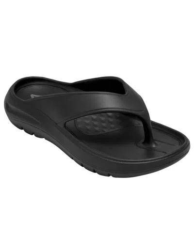 Aerosoles Women's Clarence Slip-on Sport Flip Flop Sandals In Black
