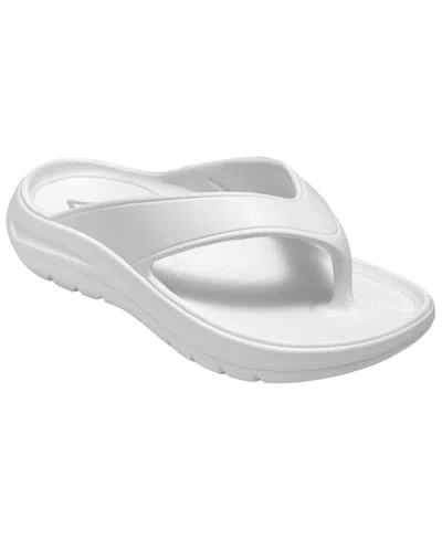 Aerosoles Women's Clarence Slip-on Sport Flip Flop Sandals In White