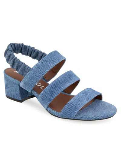 AEROSOLES WOMEN'S CLARISSA ROUND TOE SLINGBACK SANDALS