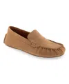 Aerosoles Coby Moc Toe Loafer In Camel Pebbled Nubuck