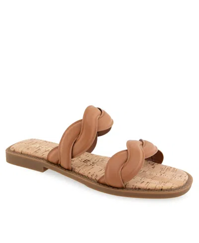 Aerosoles Women's Colette Round Toe Slide Sandals