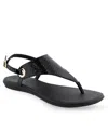 Aerosoles Conclusion Slingback Sandal In Black Snake Patent Polyurethane