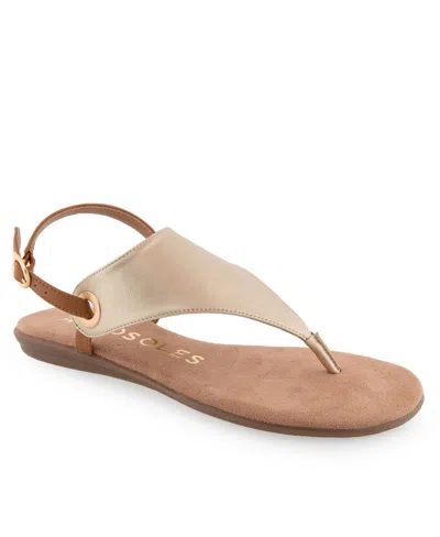 Aerosoles Conclusion Slingback Sandal In Cipria Patent Polyurethane