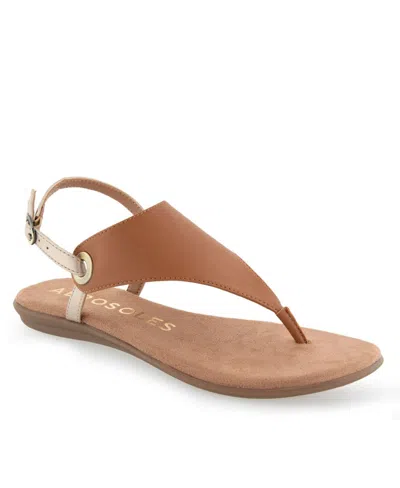 Aerosoles Conclusion Slingback Sandal In Tan Combo