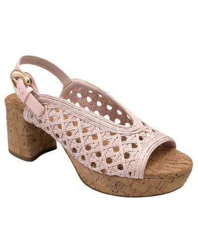Aerosoles Cornelia Slingback Platform Sandal In Pink