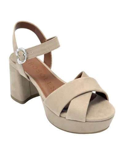 Aerosoles Women's Cosmos Open Toe Platform Sandals In Multi