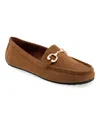 Aerosoles Dallas Bit Loafer In Brown Tobacco Faux Suede
