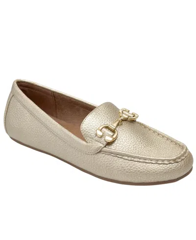 Aerosoles Women's Dallas Slip-on Casual Loafers In Gold