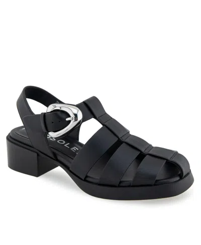 AEROSOLES WOMEN'S DAPPER FISHERMAN ALMOND TOE FLATS