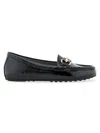 Aerosoles Women's Day Drive Faux Leather Loafers In Black Pat